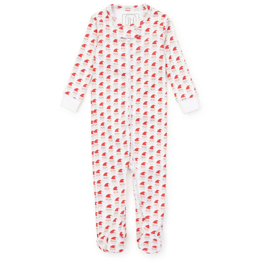 Parker Zipper Pajama - Whimsical Santa