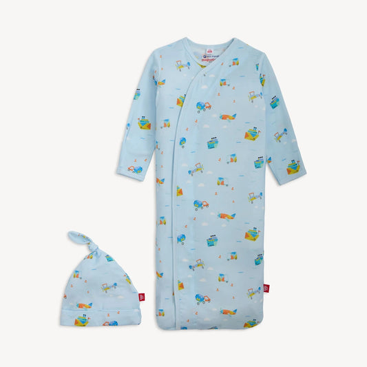 You Haul Modal Magnetic Gown + Hat Set