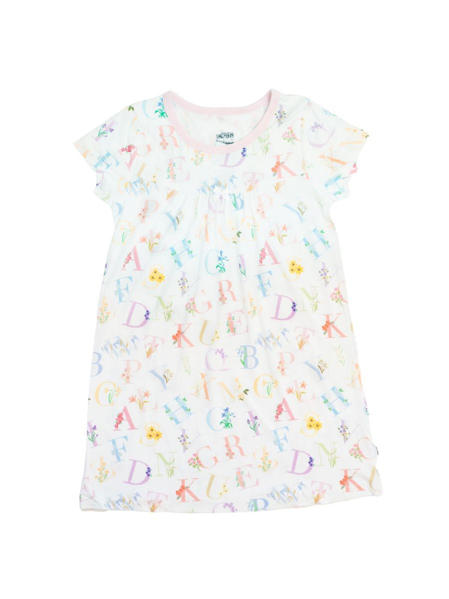 Floral ABC's Bamboo Dress
