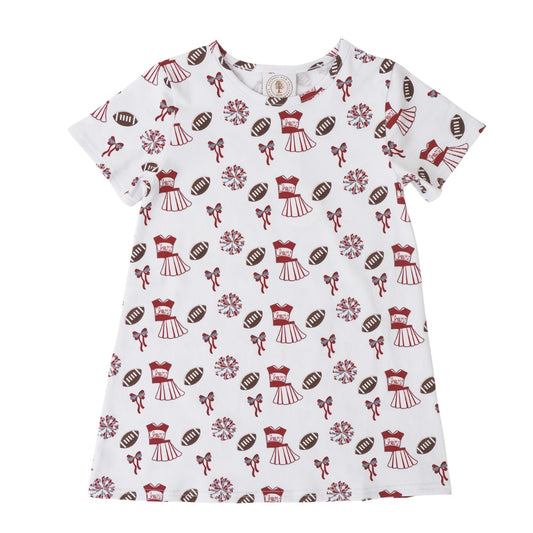 Varsity Dark Red Susie Swing Dress