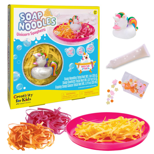 Soap Noodles Unicorn Spaghetti Bathtime Activity Set