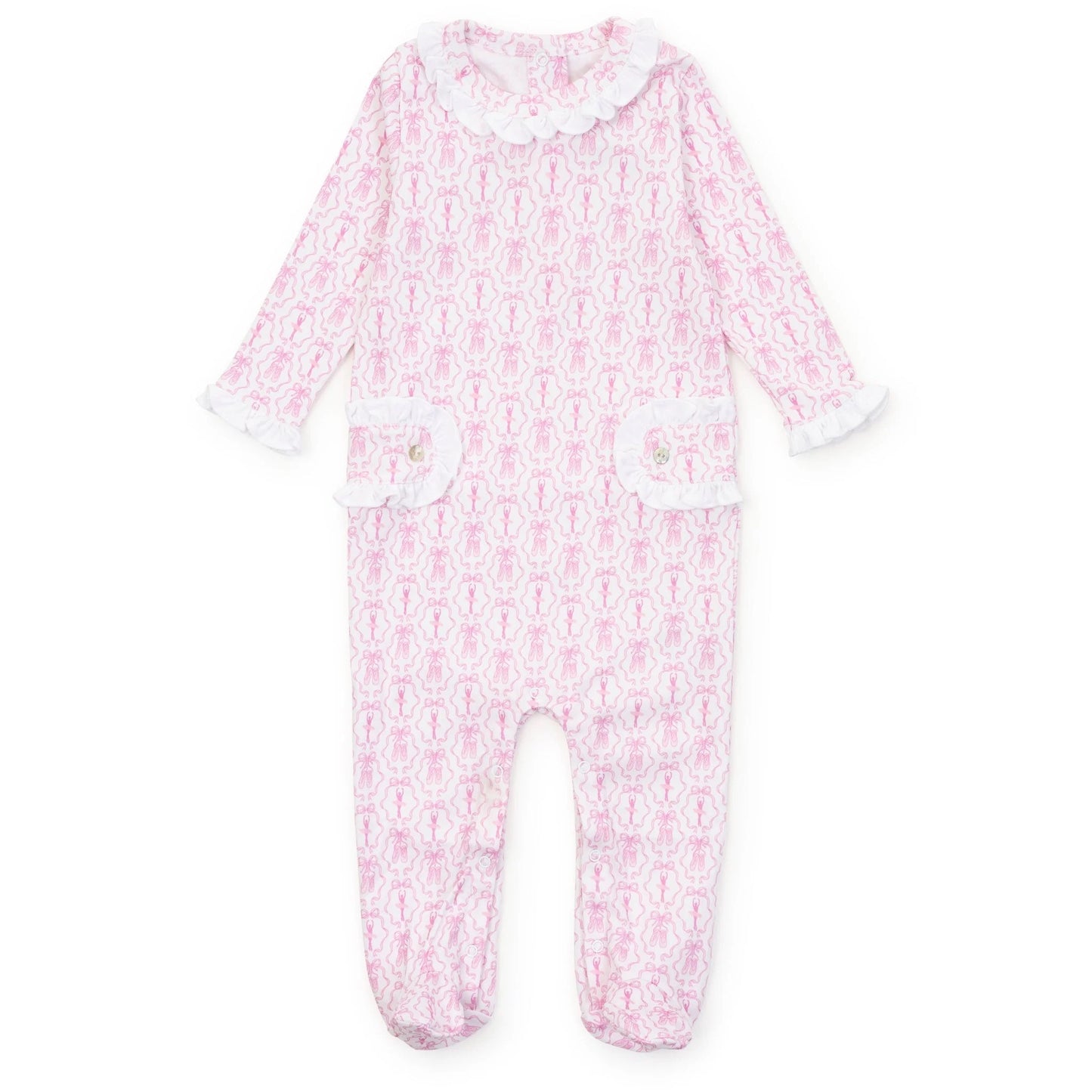 Lucy Girls' Romper - Ballet and Bows