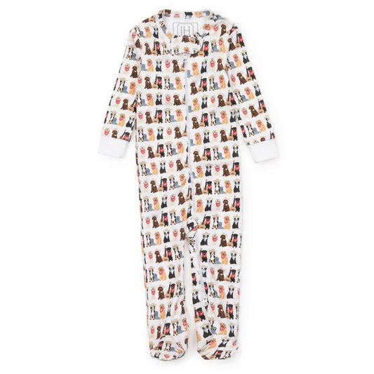 Parker Zipper Pajama - Western Pups