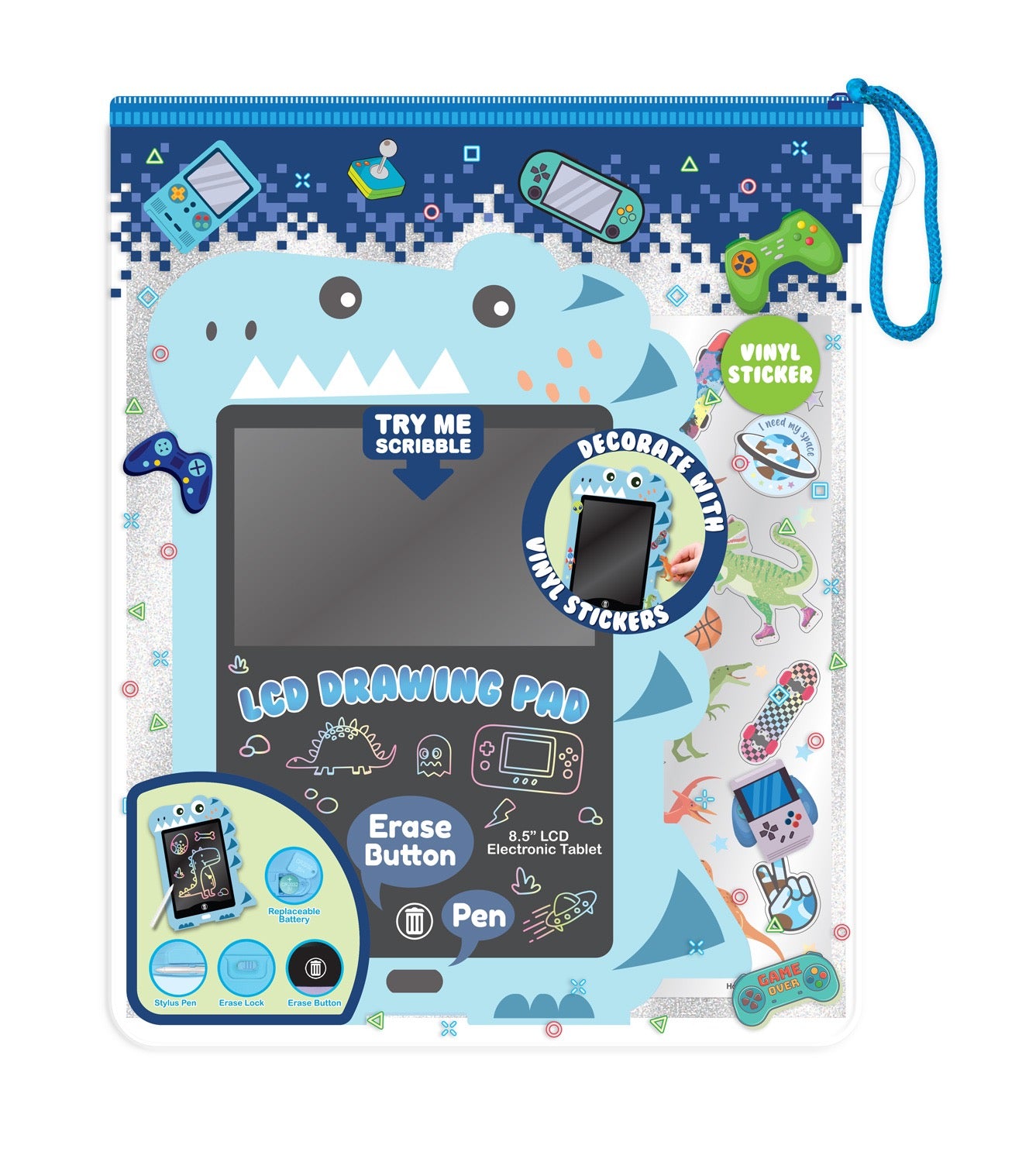 LCD Drawing Pad, Dinosaur