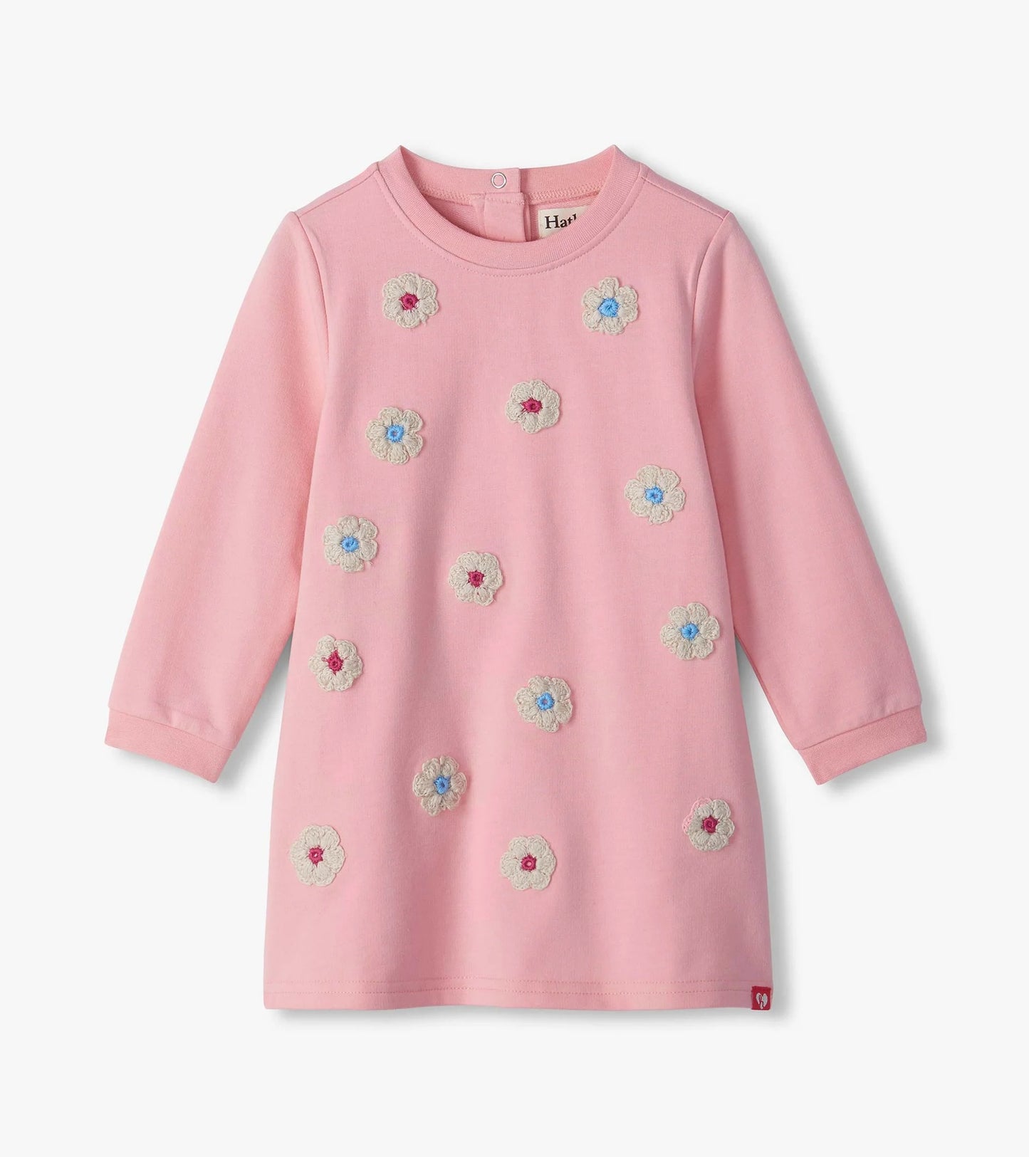 Orchid Pink Flower Teddy Bear Dress