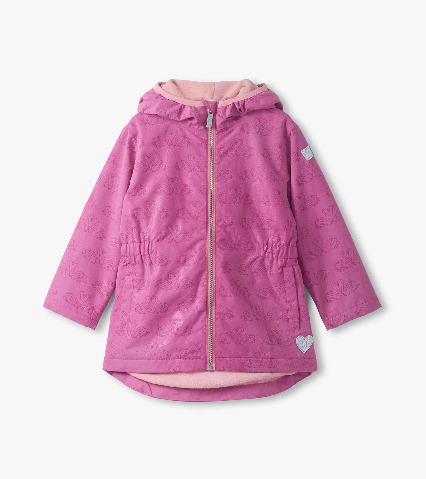 Heart Swans Color Reveal Field Jacket