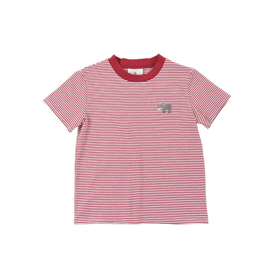 Fan Zone Crew Tee- Dark Red