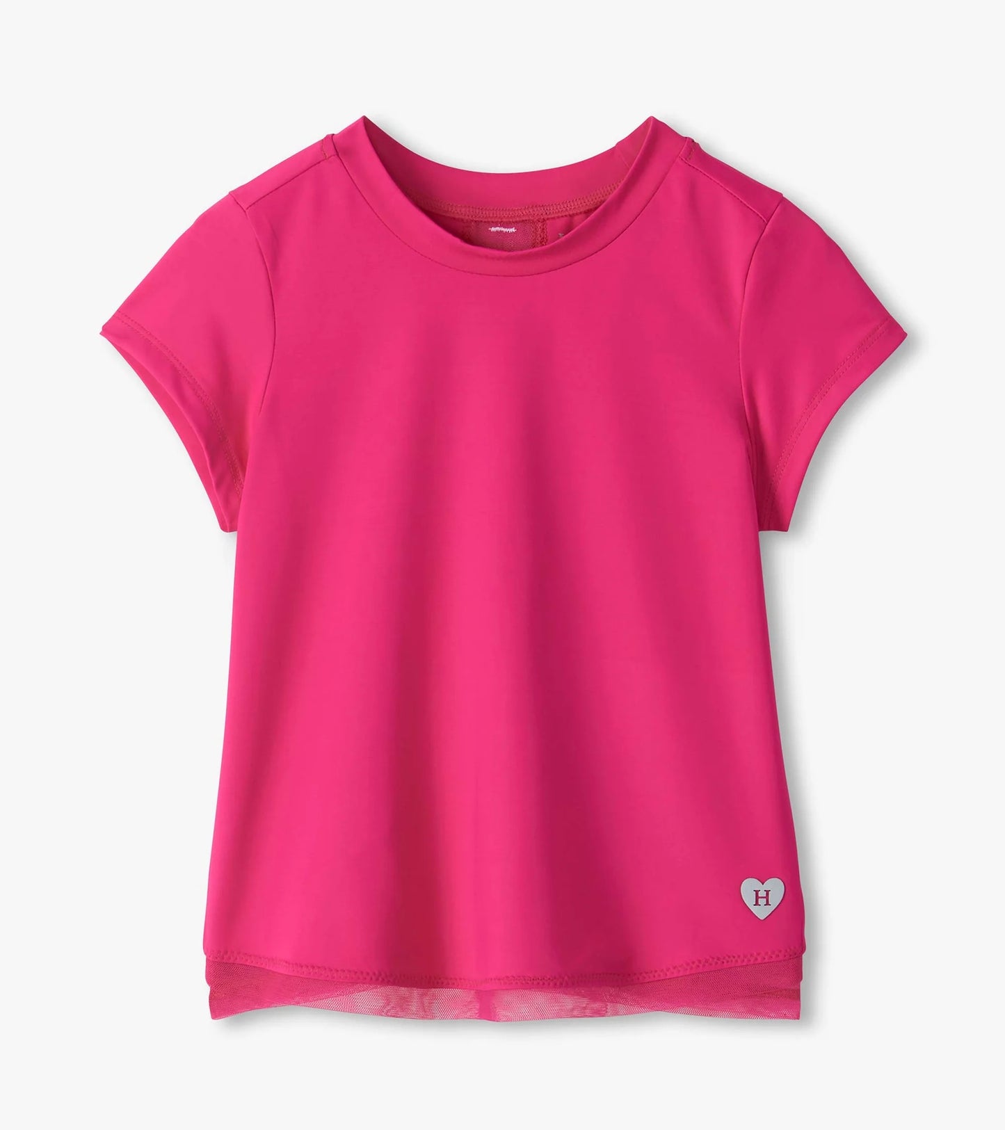 Pink Yarrow Mesh Trim Tee Shirt