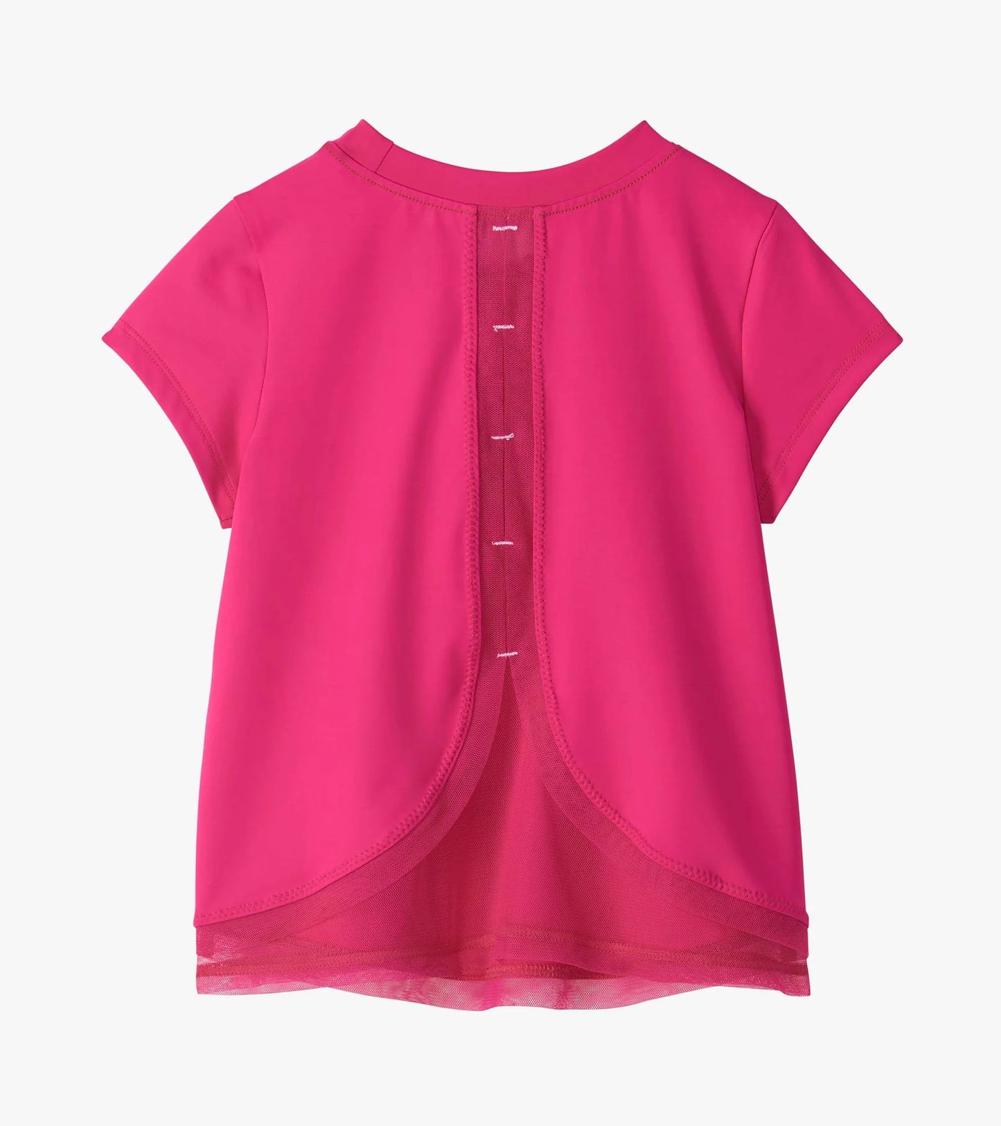 Pink Yarrow Mesh Trim Tee Shirt