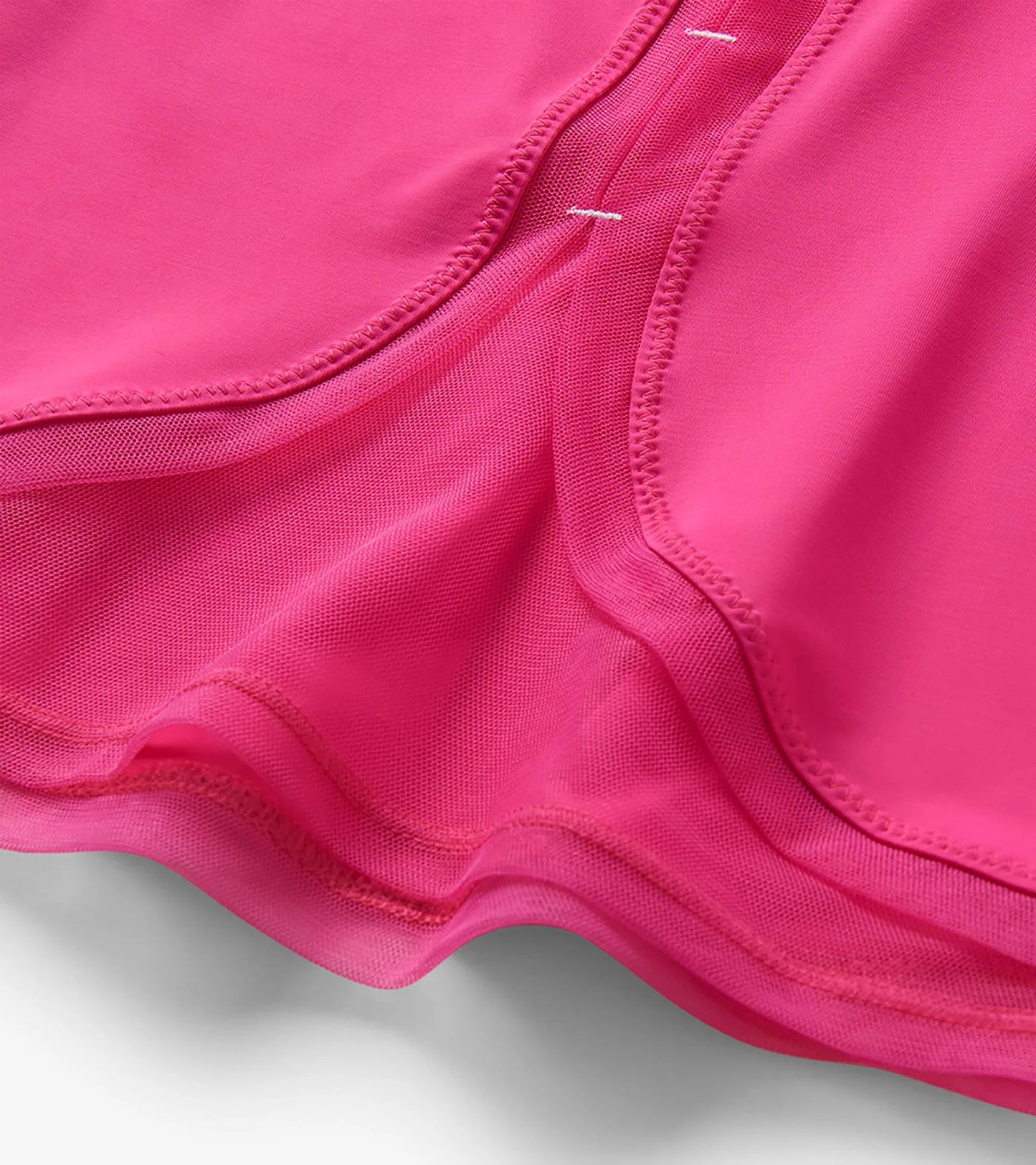 Pink Yarrow Mesh Trim Tee Shirt