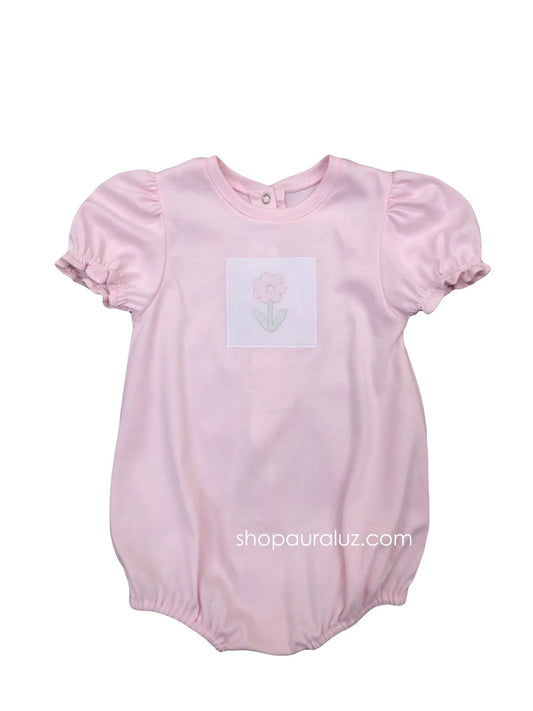 Pink Knit Flower Bubble