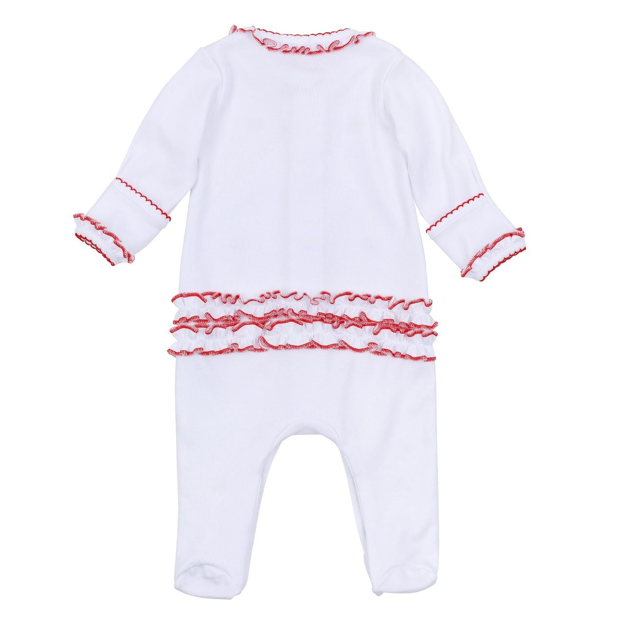 Scarlett Bows Ruffle Footie