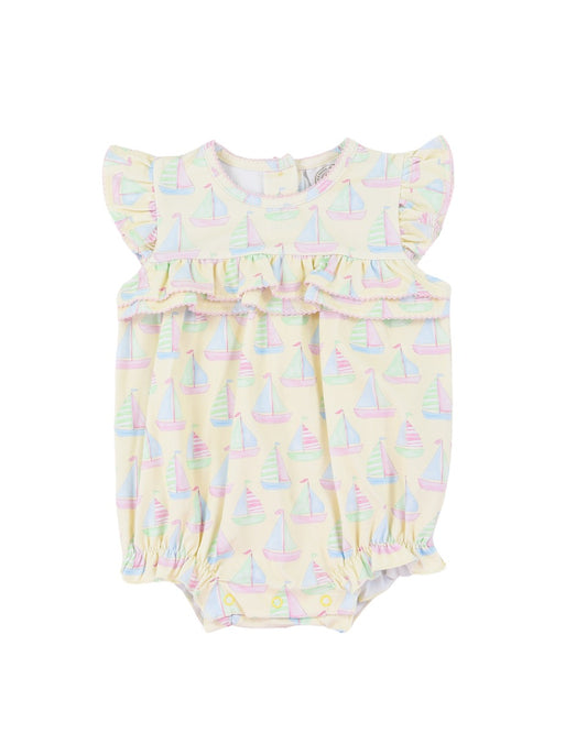 Seas the Day Rosalie Ruffle Romper