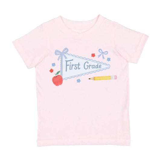 First Grade Pennant Short Sleeve T-Shirt