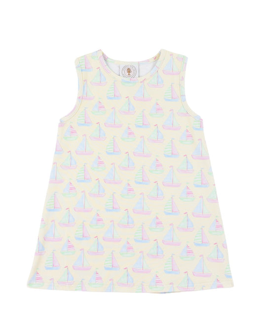 Seas the Day Sleeveless Susie Swing Dress