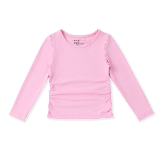 Bubblegum Pink Ruched Top