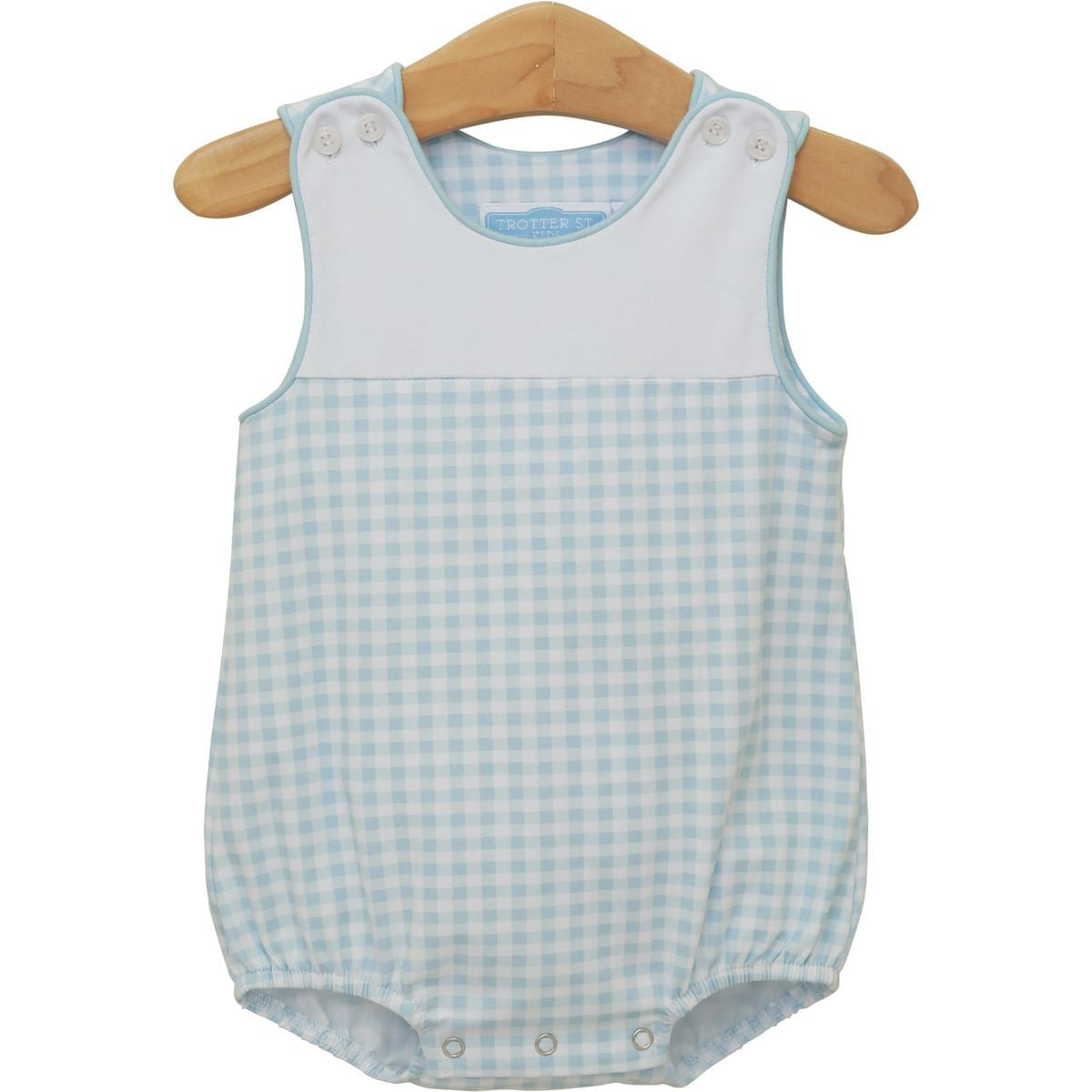 Madden Bubble- Light Blue Gingham