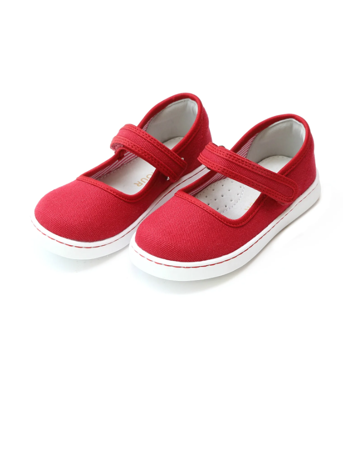 Jenna Canvas Mary Jane - Red