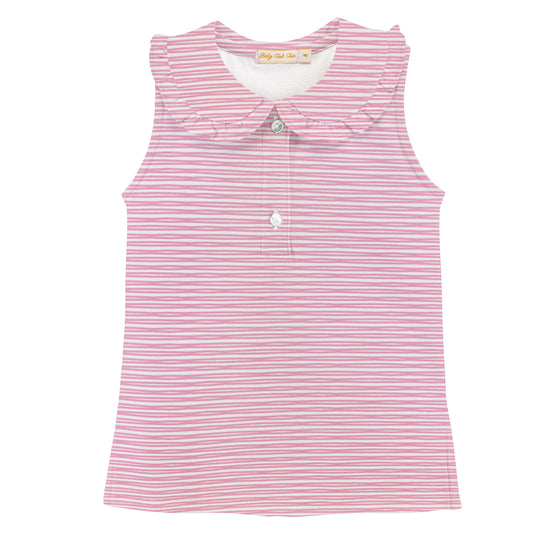 Pink Breeze Stripes Printed Blouse
