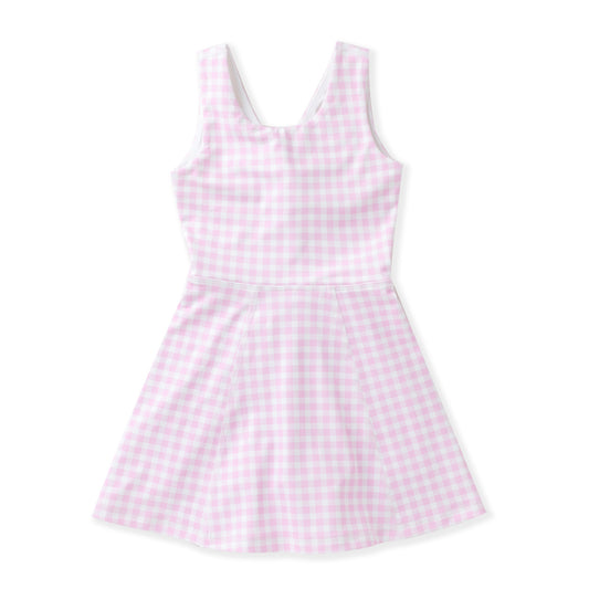 Pink Gingham Tennis Dress