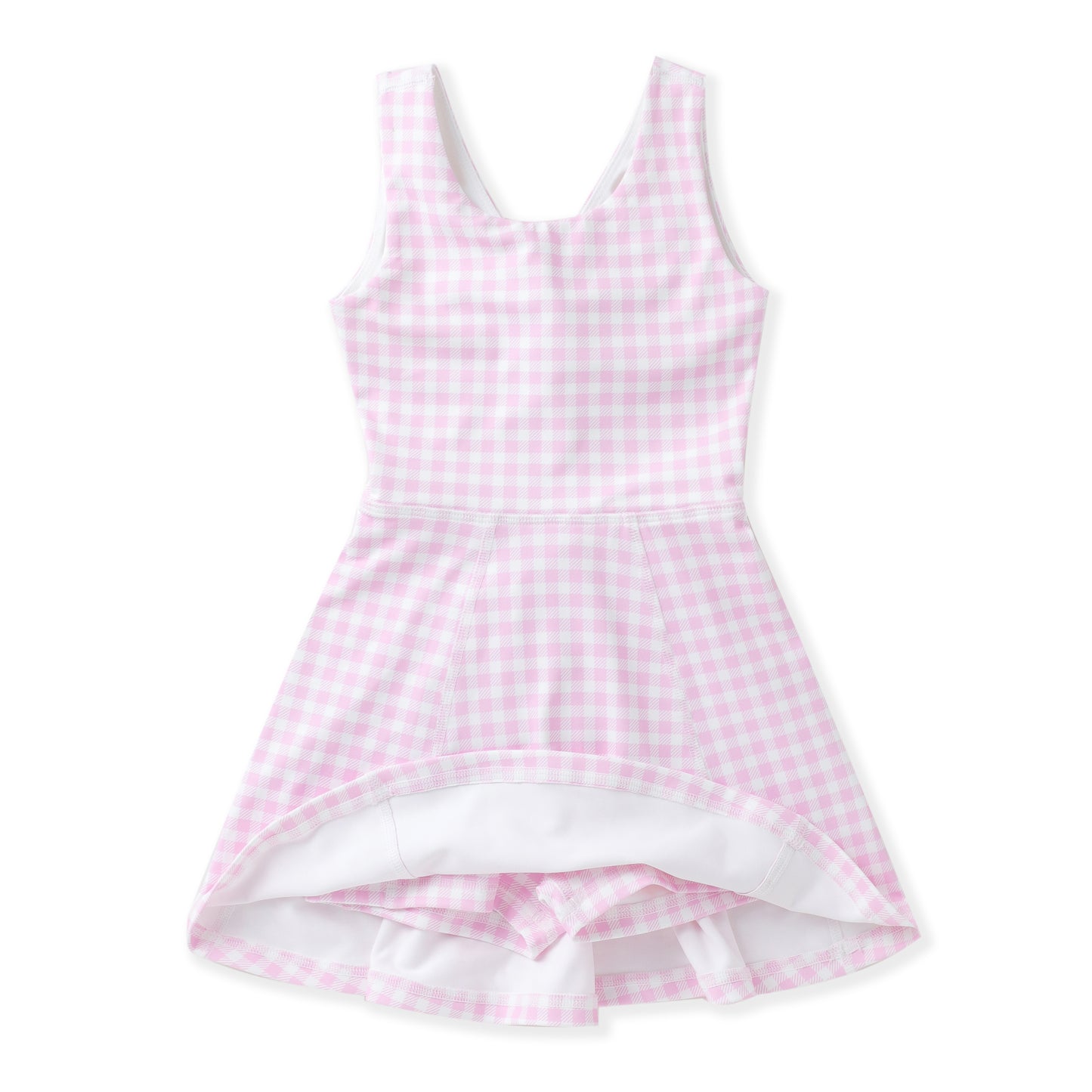 Pink Gingham Tennis Dress