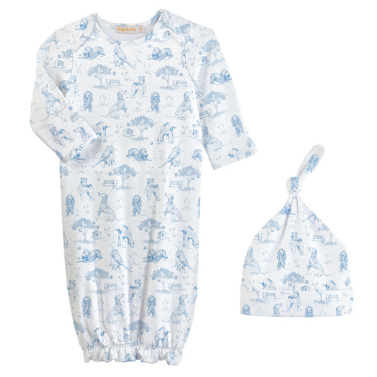 Barking Bliss Printed Gown Set
