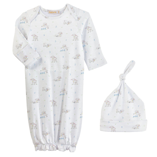 Tiny Baby Sheep Gown Set