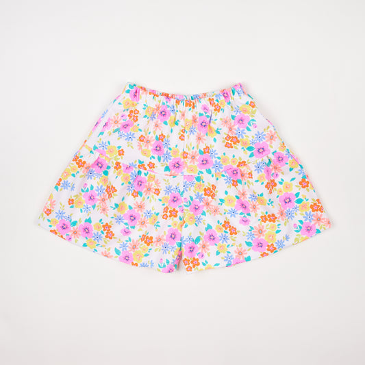 Floral Knit Shorts