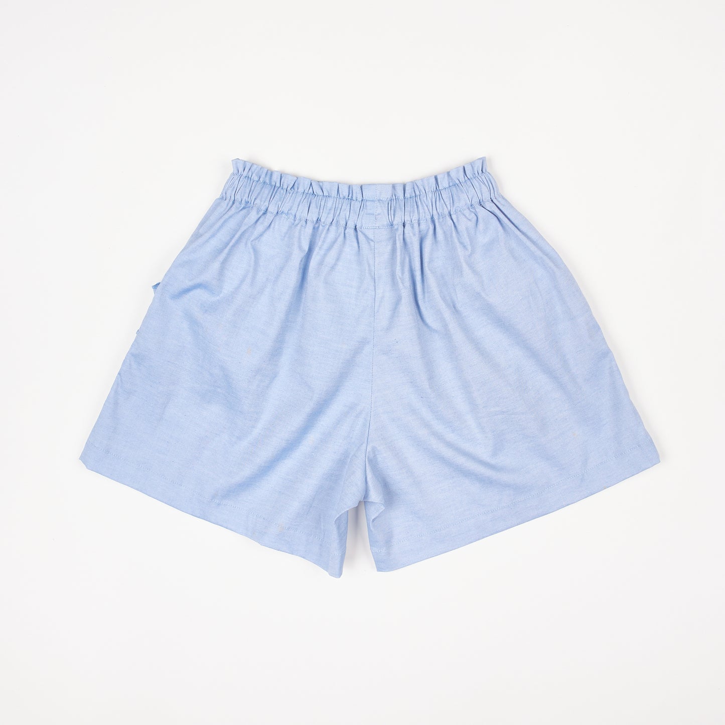 Blue Chambray Shorts