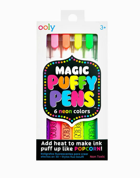 Magic Neon Puffy Pens