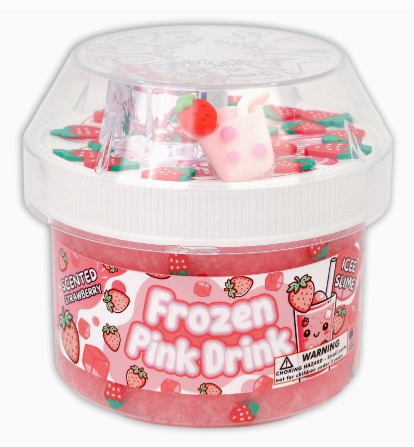 Frozen Pink Drink - Icee Textured Slime