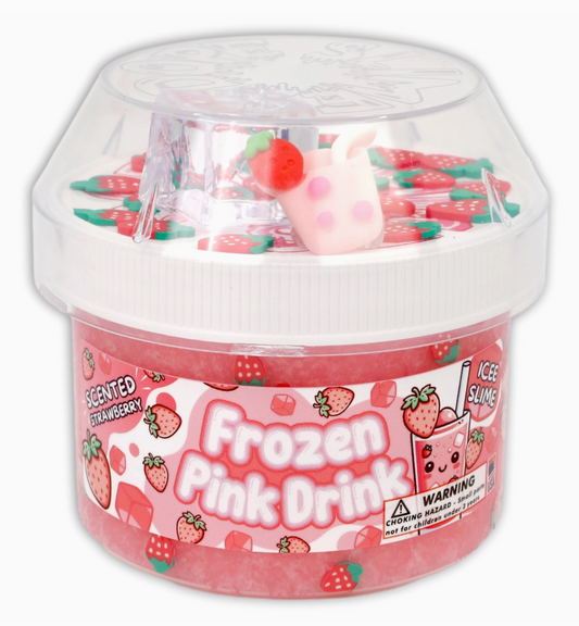Frozen Pink Drink - Icee Textured Slime