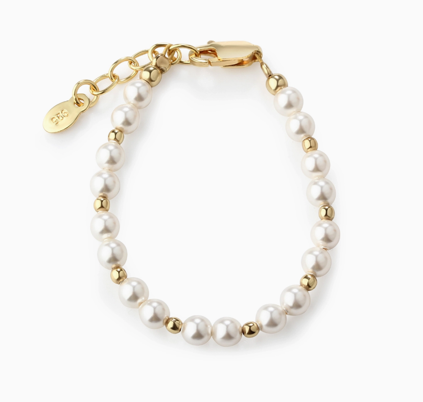 14K Gold-Plated Pearl Bracelet