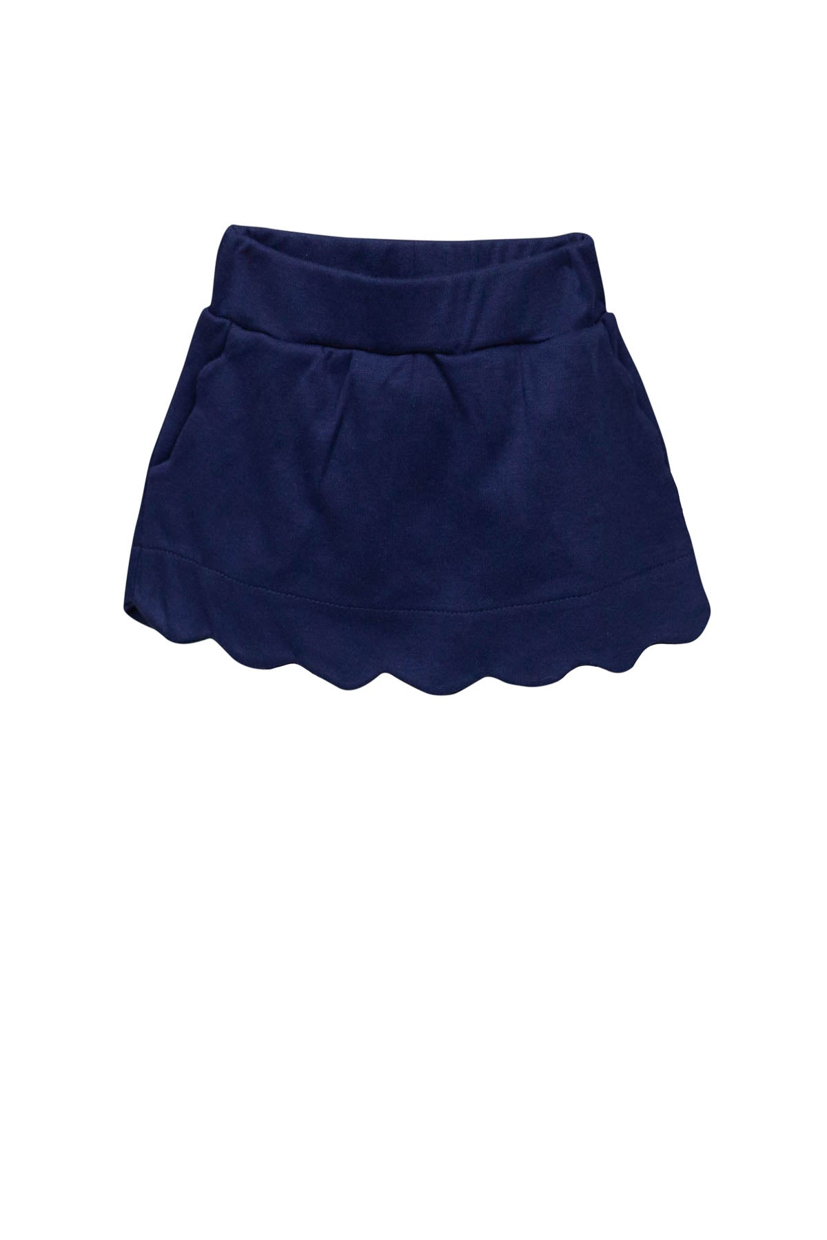 Scallop Skort - Navy