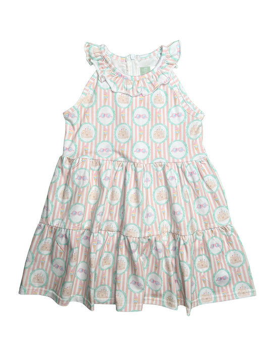 Sand Castle Kendall Panel Dress