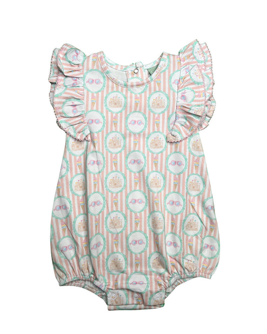 Sand Castle Flutter Sleeve Bubble