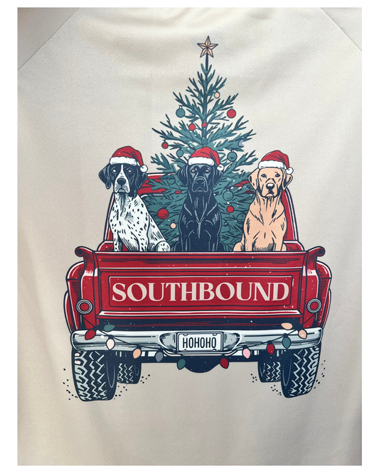 Performance Tee - Christmas Dog Truck