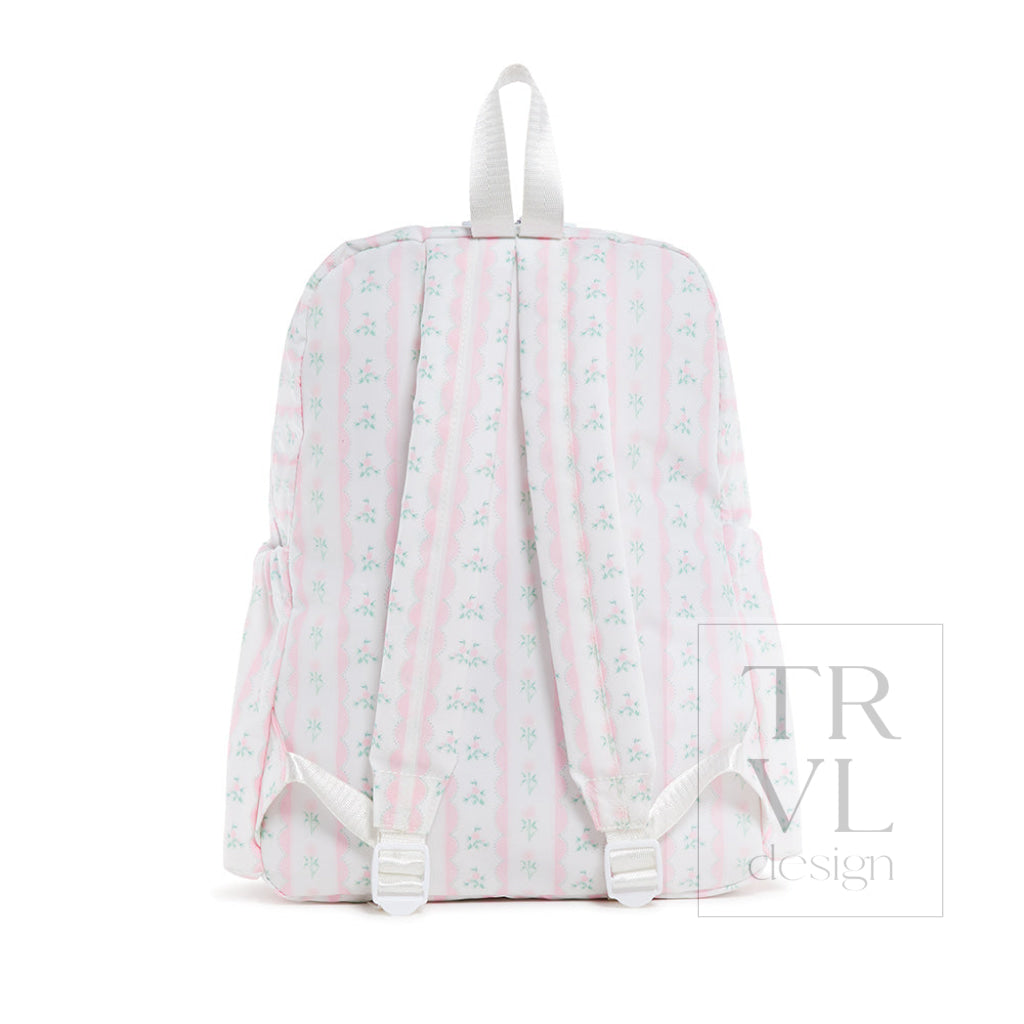 Backpacker - Ribbon Floral Pink