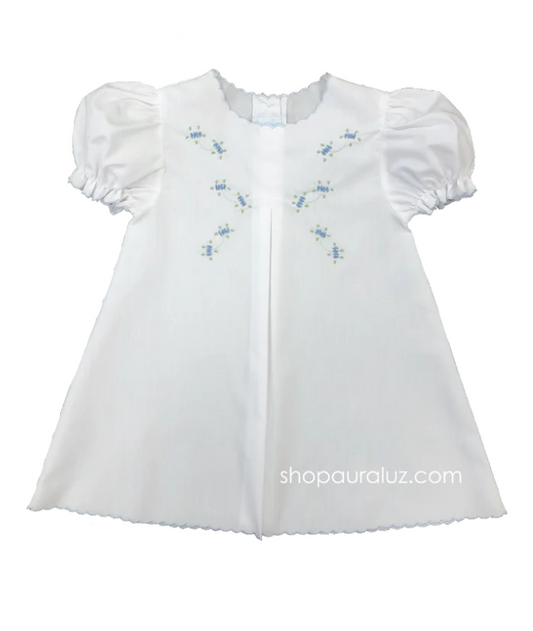 Blue Tiny Buds Baby Dress