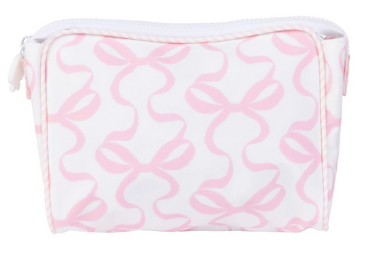 Large Go Bag - Bows on White