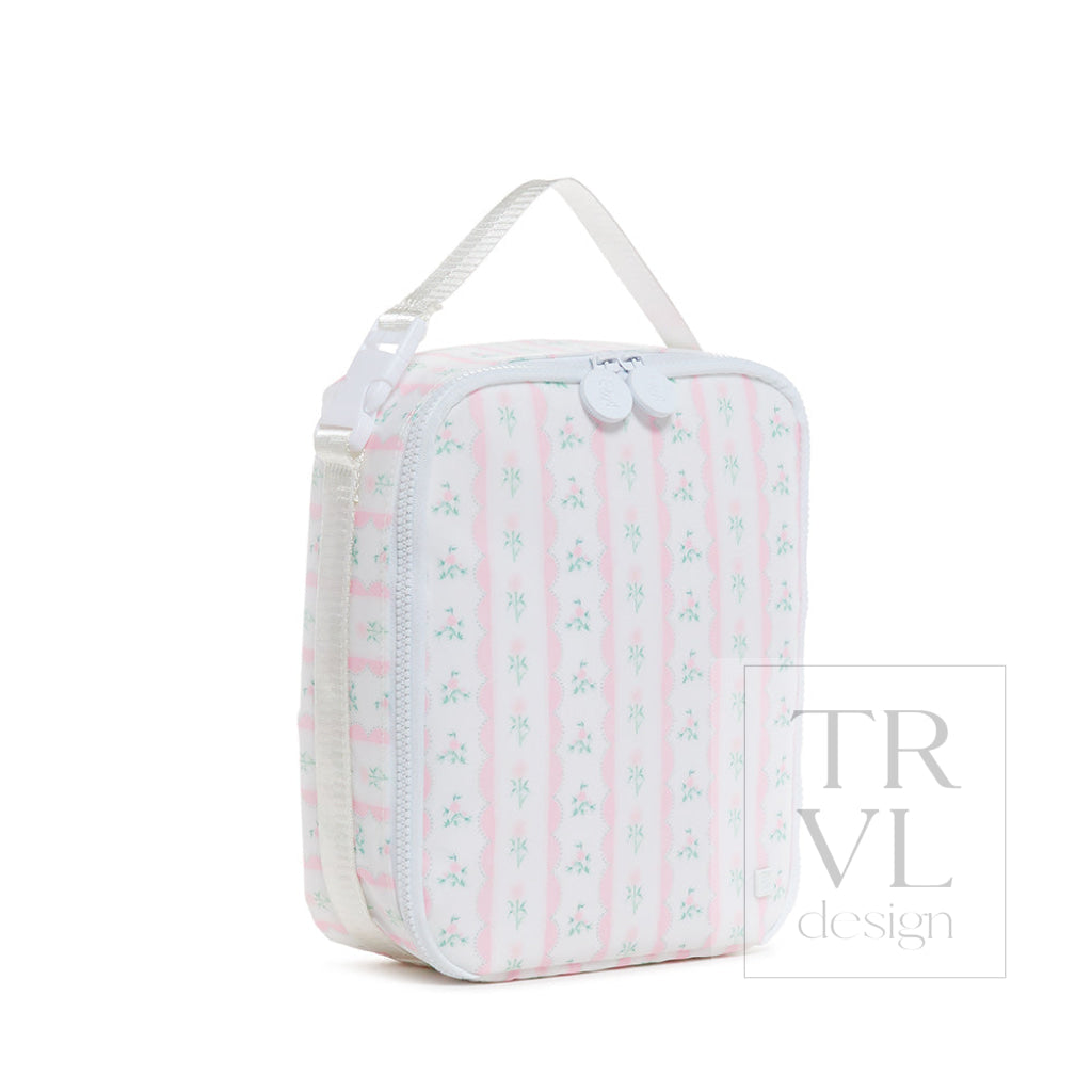 Lunchbox - Ribbon floral Pink