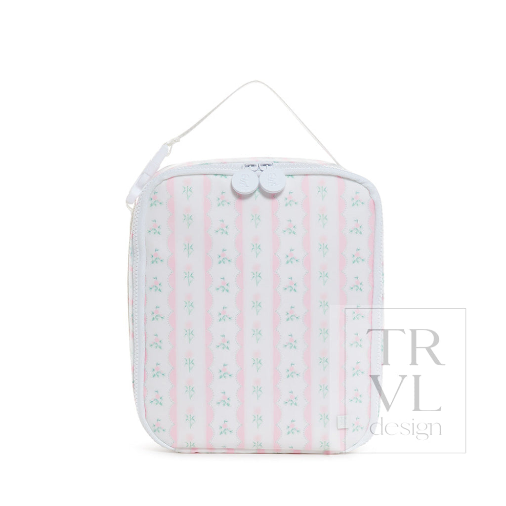 Lunchbox - Ribbon floral Pink