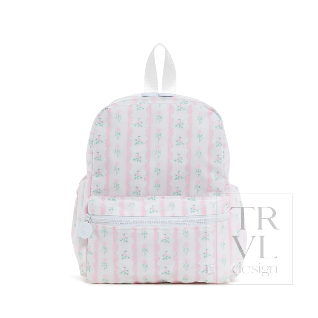 Mini Backer - Ribbon Floral Pink