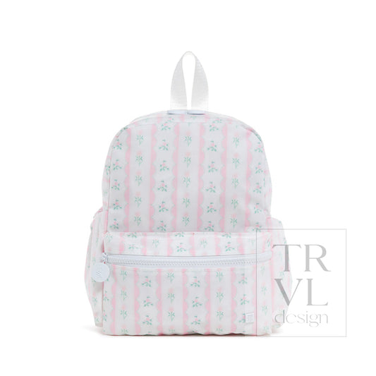 Mini Backer - Ribbon Floral Pink
