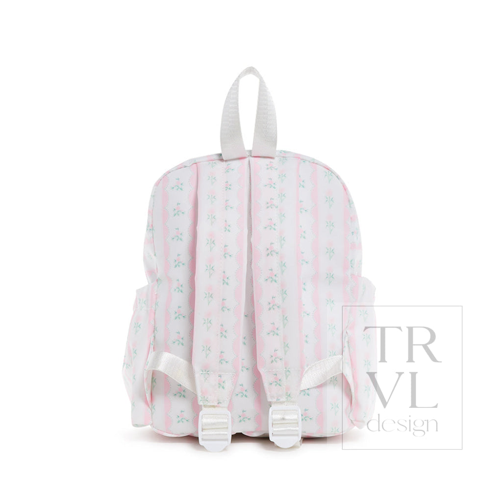 Mini Backer - Ribbon Floral Pink