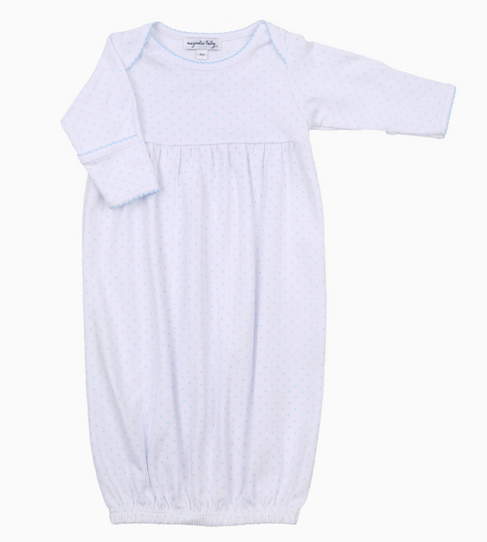 Mini Dots Gown - Blue