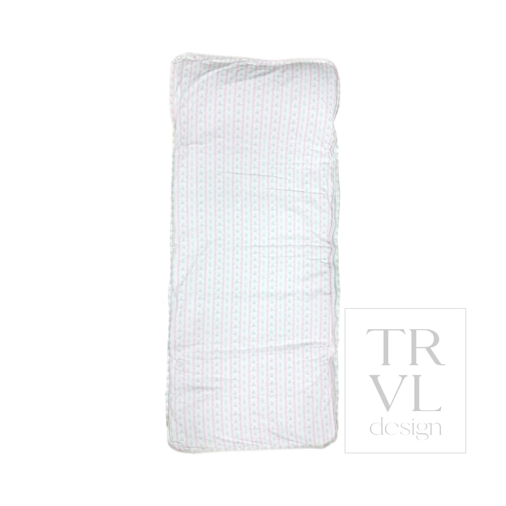 Nap Mat - Rest Up! Ribbon Floral Pink