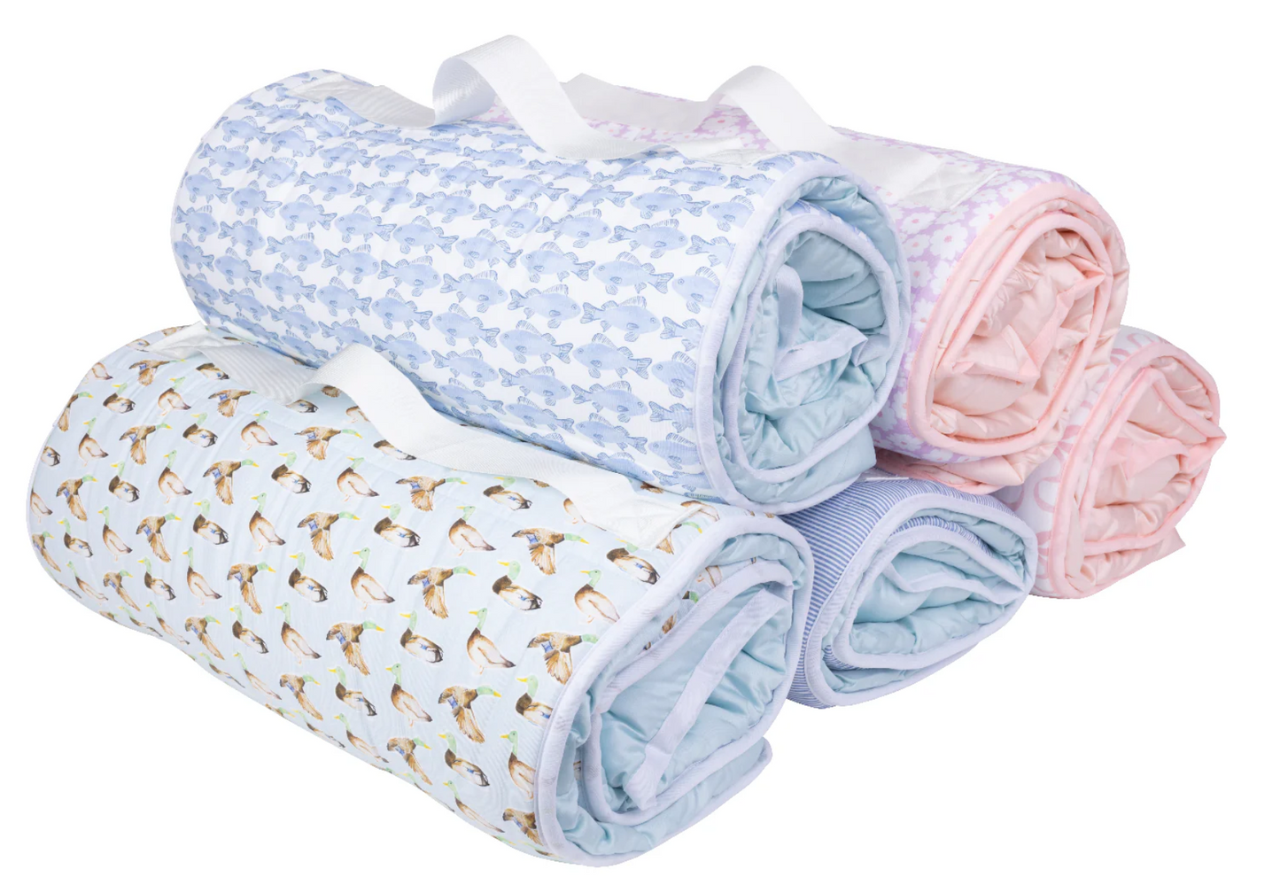 Nap Mat - Blue/Green Windowpane