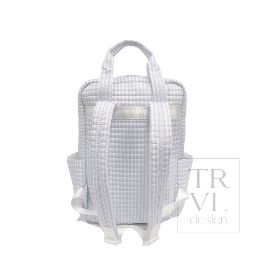 Quilted All You Need Bag - Pimlico Stripe Blue
