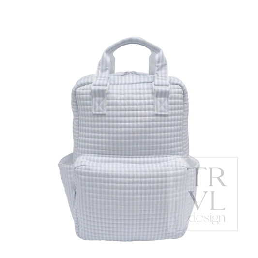 Quilted All You Need Bag - Pimlico Stripe Blue